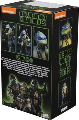 NECA Teenage Mutant Ninja Turtles 1/4 Scale Action Figure - Leonardo (1990 Movie) GLOBAL SHIPPING