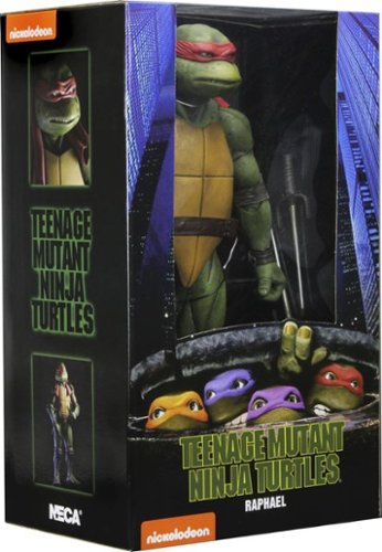 NECA Teenage Mutant Ninja Turtles 1/4 Scale Action Figure - Raphael (1990 Movie) WORLDWIDE DELIVERY