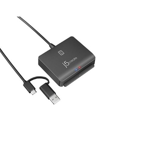 j5create USBTM Smart Memory Card Reader - Black WORLDWIDE DELIVERY