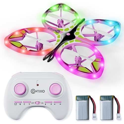 Contixo - RC Light up Butterfly Drone - Pink