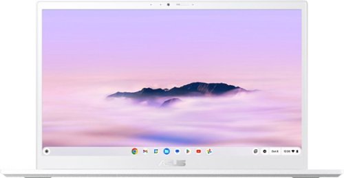 ASUS - 14" Chromebook Plus Laptop - Intel Core i5 1335U - 8GB Memory - 128GB SSD - Pearl White