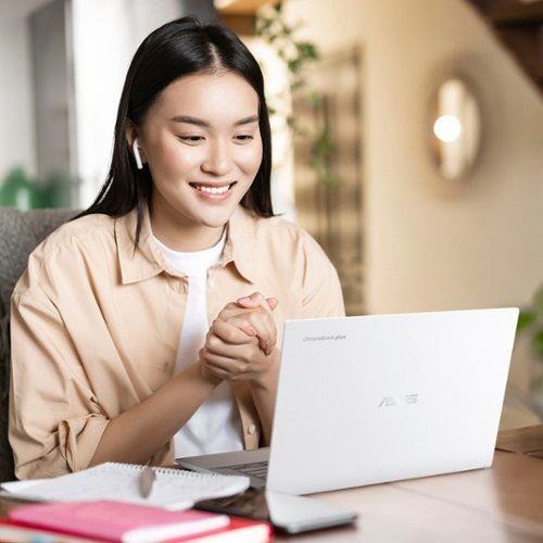 ASUS CX3402 14 FHD Touch Screen Chromebook Plus Laptop with Google AI - Intel Core i5 - 8GB Memory - 128GB SSD - Pearl White BUY IN AUSTRALIA