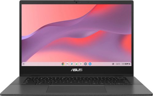 ASUS - 14" Chromebook Laptop - MediaTek Kompanio 520 - 4GB Memory - 64GB eMMC - Gravity Gray
