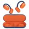 Oladance - OWS 2 Wearable Stereo True Wireless Open Ear Headphones - Martian Orange-Front_Standard