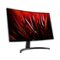 Acer - Nitro 27" LED Curved FHD 180Hz 1ms FreeSync Premium Gaming Monitor (DisplayPort, HDMI) - Black-Angle_Standard