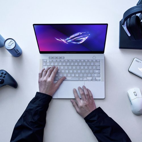 ASUS ROG Zephyrus G14 14 OLED 3K 120Hz Gaming Laptop - AMD Ryzen 9 8945HS - 32GB LPDDR5X - NVIDIA GeForce RTX 4070 - 1TB SSD - Platinum White BUY IN MIDDLE EAST