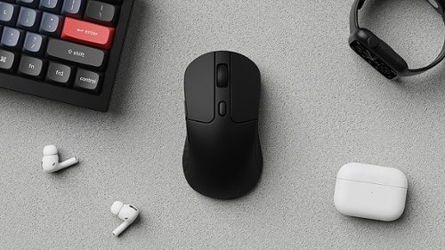 Keychron Wireless Mouse M3-A1 - Wireless - Black WORLDWIDE DELIVERY