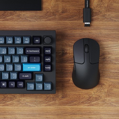 Keychron Wireless Mouse M3M-A1 - Wireless - Black GLOBAL SHIPPING