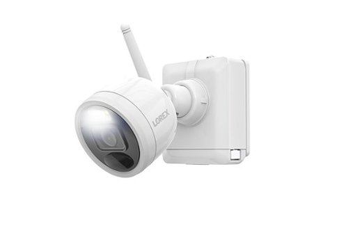 Lorex - M5 - 2K spotlight outdoor battery security camera (add-on) - white