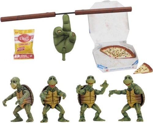 NECA - Teenage Mutant Ninja Turtles 1/4 Scale Action Figure - Baby Turtle Accessory Set (1990 Movie)