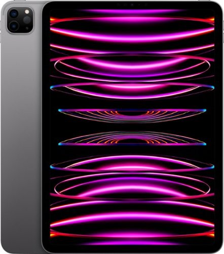 Apple - Geek Squad Certified Refurbished 12.9-Inch iPad Pro (Latest Model) with Wi-Fi - 2TB - Space Gray