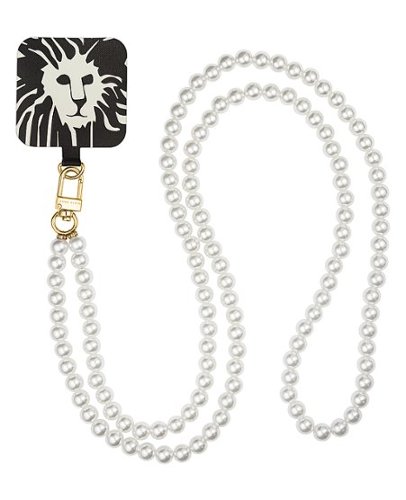 Anne Klein - Pearl Crossbody Chain for Apple iPhones - Pearl