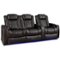 Valencia Theater Seating - Valencia Tuscany XL Row of 3 Loveseat Left premium top grain Nappa leather 11000 Home Theater Seating - Dark Chocolate-Angle_Standard