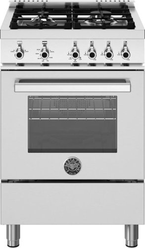 Bertazzoni - Professional Series range - Gas oven - 4 aluminum burners - LP version