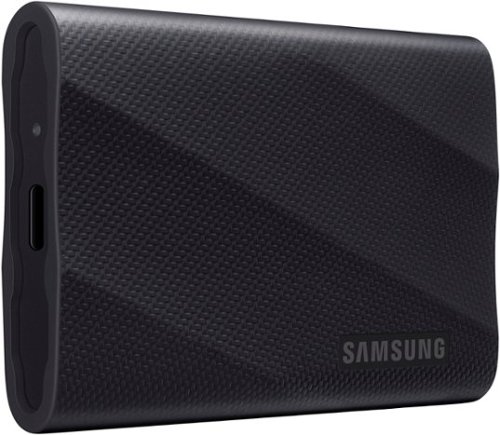 Samsung - Geek Squad Certified Refurbished T9 Portable SSD 2TB, Up to 2,000MB/s, USB 3.2 Gen2 - Black