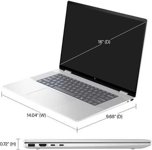 HP Envy 2-in-1 16 2K Touch-Screen Laptop - Intel Core Ultra 5 - 16GB Memory - 512GB SSD - Glacier Silver BUY IN AUSTRALIA