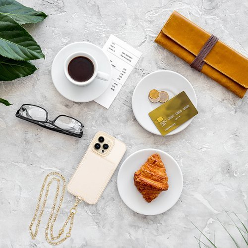 Anne Klein Wome's Metal Crossbody Chain iPhone Chain Compatible with all iPhones Cellphones - Gold GLOBAL SHIPPING