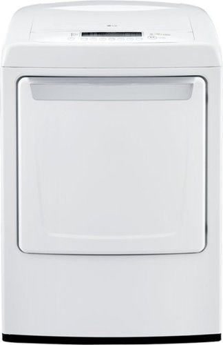  LG - 7.3 Cu. Ft. 9-Cycle Electric Dryer - White