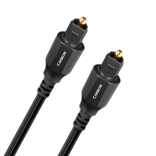 AudioQuest - Carbon 8.0m Optical Cable w/PVC Jacket - Gray/Black