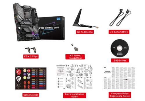 MSI Z790 GAMING PLUS WIFI (Socket LGA 1700) Intel Z790 ATX DDR5 Wi-Fi 6E Motherboard - Black BUY ONLINE