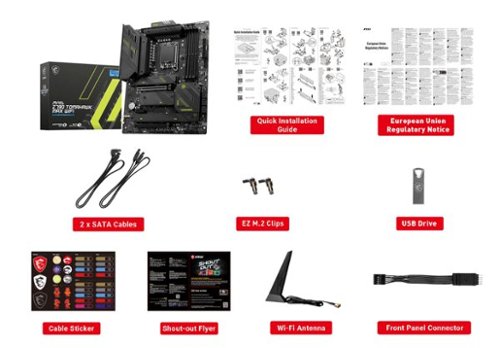 MSI MAG Z790 TOMAHAWK MAX WIFI (Socket LGA 1700) Intel Z790 ATX DDR5 Wi-Fi 7 Motherboard - Black SHOP ONLINE