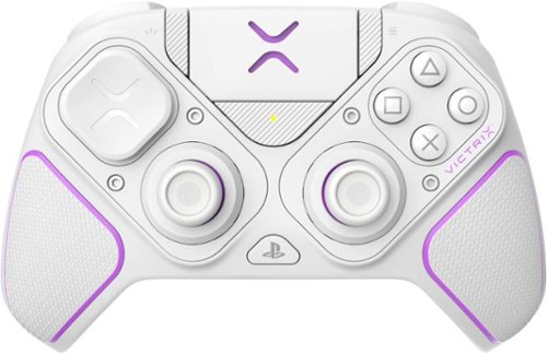 PDP - Victrix Pro BFG Wireless Controller for PS5, PS4, and PC, Sony 3D Audio, Modular Buttons/Clutch Triggers/Joystick - White