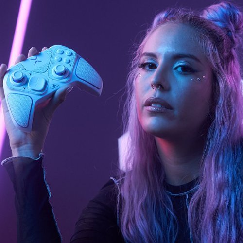 PDP Victrix Pro BFG Wireless Controller for PS5, PS4, and PC, Sony 3D Audio, Modular Buttons/Clutch Triggers/Joystick - White WHERE TO BUY