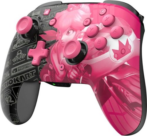 PDP REMATCH GLOW Wireless Controller For Nintendo Switch, Nintendo Switch - OLED Model - Grand Prix Peach SHOP ONLINE