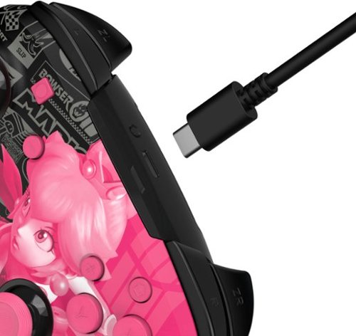 PDP REMATCH GLOW Wireless Controller For Nintendo Switch, Nintendo Switch - OLED Model - Grand Prix Peach BUY IN SINGAPORE