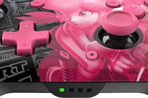 PDP REMATCH GLOW Wireless Controller For Nintendo Switch, Nintendo Switch - OLED Model - Grand Prix Peach BUY IN DUBAI
