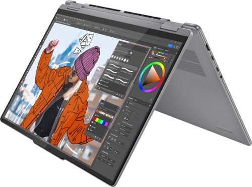 Lenovo Yoga 7 2-in-1 16 2K Touchscreen Laptop - AMD Ryzen 7 8840HS with 16GB Memory - 1TB SSD - Artic Grey BUY IN EUROPE