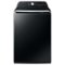 Samsung - Open Box 4.7 Cu. Ft. High-Efficiency Smart Top Load Washer with Active WaterJet - Black-Front_Standard