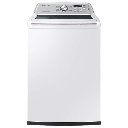 Samsung - Open Box 4.6 Cu. Ft. High-Efficiency Smart Top Load Washer with ActiveWave Agitator - White