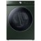 Samsung - Open Box BESPOKE 7.6 Cu. Ft. Stackable Smart Electric Dryer with Steam and AI Optimal Dry - Forest Green-Front_Standard