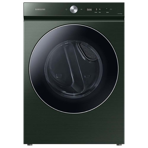 Samsung - Open Box BESPOKE 7.6 Cu. Ft. Stackable Smart Gas Dryer with Steam and AI Optimal Dry - Forest Green