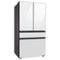 Samsung - Open Box BESPOKE 23 cu. ft. 4-Door French Door Counter Depth Smart Refrigerator with Beverage Center - Custom Panel Ready-Front_Standard