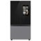Samsung - Open Box BESPOKE 30 cu. ft. 3-Door French Door Smart Refrigerator with Family Hub - Custom Panel Ready-Angle_Standard