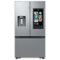 Samsung - Open Box 30 cu. ft. 3-Door French Door Smart Refrigerator with Family Hub - Stainless Steel-Front_Standard