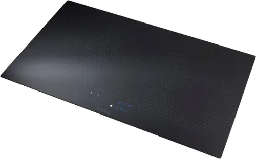 Front. Viking - 3-Series Induction Cooktop - Black ceramic glass.