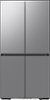 Samsung - Bespoke 29 Cu. Ft. 4-Door Flex French Door Refrigerator with Beverage Center - Stainless Steel-Front_Standard