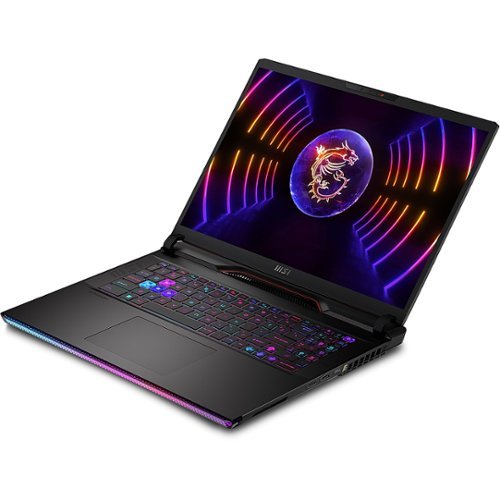 MSI Raider GE78 HX 17 240 Hz Gaming Laptop 2560 x 1600 (QHD+) - Intel 14th Gen Core i9 i9-14900HX with 32GB Memory - Black BUY IN UAE