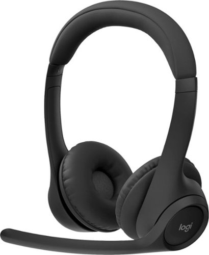  Logitech - Zone 300 Wireless Bluetooth On-ear Headset With Noise-Canceling Microphone - Black
