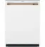 Front. Café - Top Control Smart Built-In Stainless Steel Tub Dishwasher with 3rd Rack, LED Lighting and 39 dBA - Matte White.