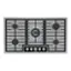 Front. Bosch - Benchmark Series 36" Built-In Gas Cooktop with 5 burners with FlameSelect - Stainless Steel.