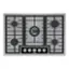Front. Bosch - Benchmark Series 30" Built-In Gas Cooktop with 5 burners with FlameSelect - Stainless Steel.