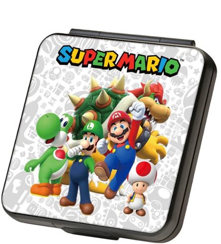 RDS Industries Nintendo Switch Game Traveler 12 Game Card Super Mario Case - Black WORLDWIDE DELIVERY