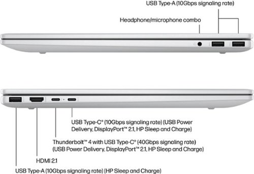 HP Envy 17.3 Full HD Touch-Screen Laptop - Intel Core Ultra 7 - 16GB Memory - 1TB SSD - Glacier Silver BUY ONLINE