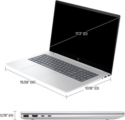 HP Envy 17.3 Full HD Touch-Screen Laptop - Intel Core Ultra 7 - 16GB Memory - 1TB SSD - Glacier Silver BUY IN EUROPE