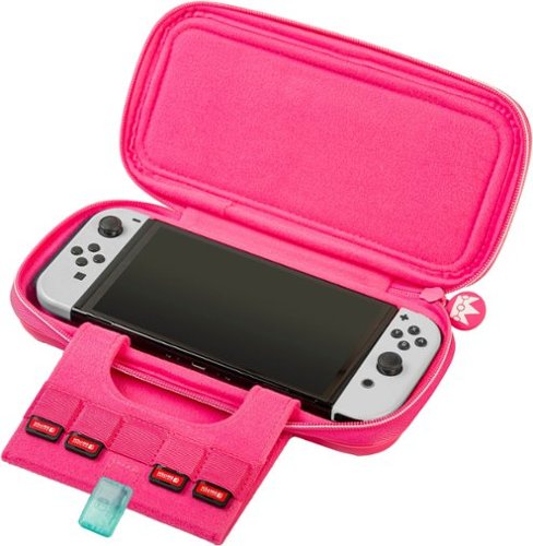 RDS Industries Nintendo Switch Game Traveler Deluxe Princess Peach ShowTime Travel Case - Pink BUY ONLINE