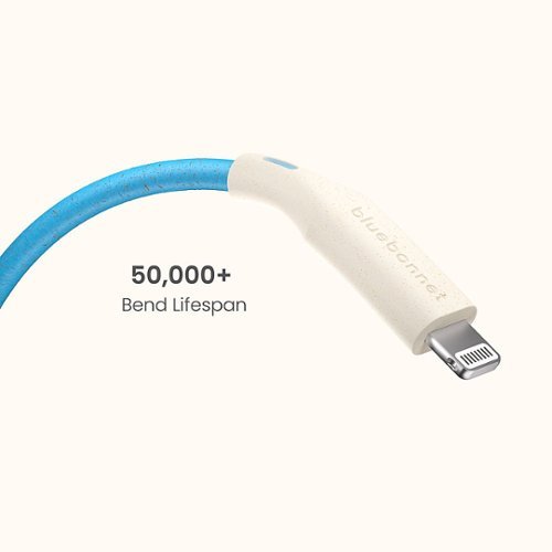 Bluebonnet 4' USB-C to Lightning Fast Charging Cable, Connects Perfectly, Sleak Design - Blue WORLDWIDE DELIVERY